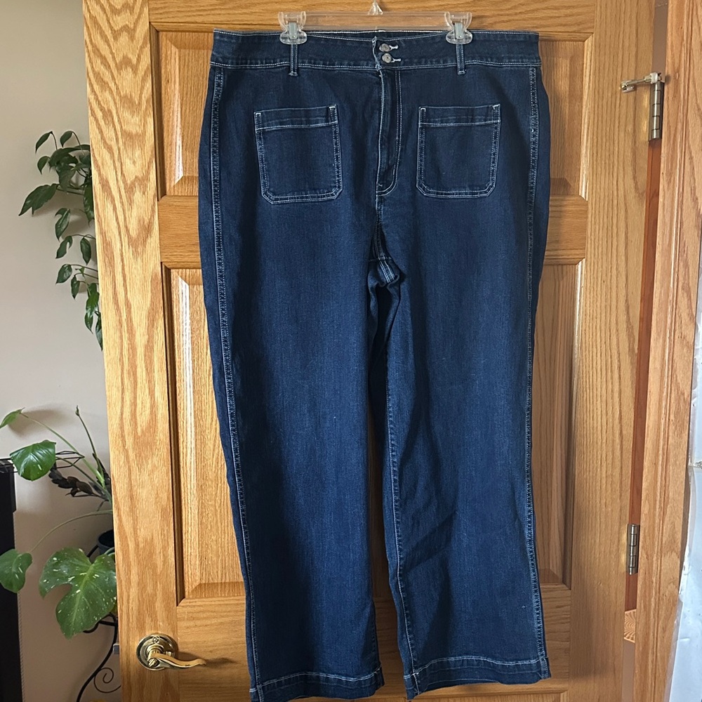 Old Navy Dark Blue Relaxed Fit Jeans